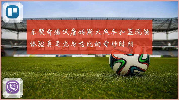 东契奇感叹詹姆斯大风车扣篮现场体验真是无与伦比的奇妙时刻