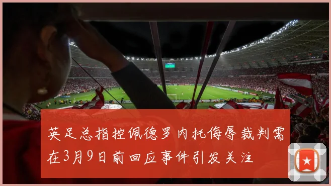 英足总指控佩德罗内托侮辱裁判需在3月9日前回应事件引发关注